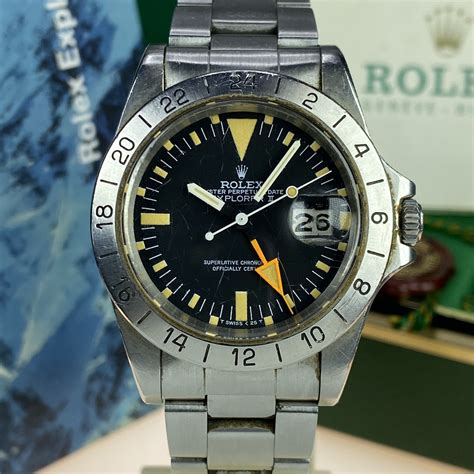 rolex explorer ii used old|Rolex Explorer II value chart.